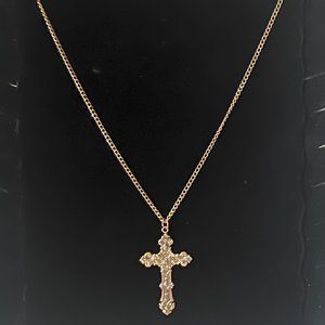 Copper Cross Necklace
